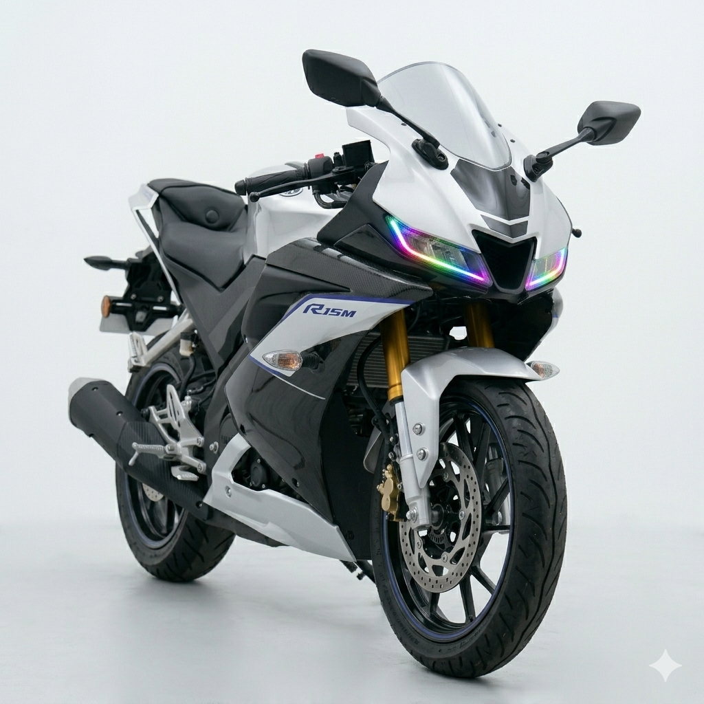 Customz Paradise® Yamaha R15 V3 / V3S Smart RGB Mobile App Control DRL - 142+ Modes - Plug & Play