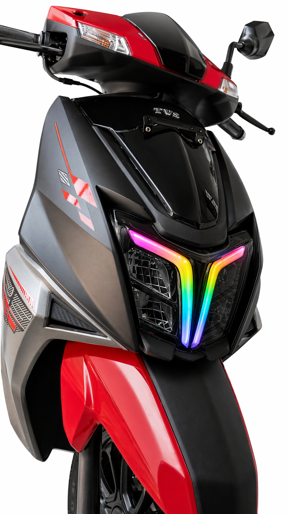 Customz Paradise® TVS Ntorq 125 Smart RGB Mobile App Control DRL - 142+ Modes - Plug & Play