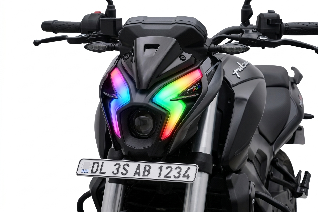 Customz Paradise® Bajaj Pulsar NS400Z Smart RGB Mobile App Control DRL - 142+ Modes - Plug & Play