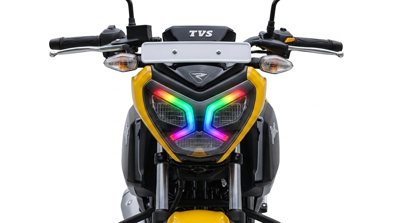Customz Paradise® TVS Raider 125 Smart RGB Mobile App Control DRL - 142+ Modes - Plug & Play