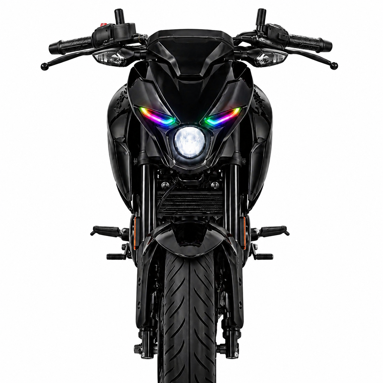 Customz Paradise® Bajaj Pulsar N250/N160/N150 Smart RGB Mobile App Control DRL - 142+ Modes - Plug & Play - [Classic Edition]