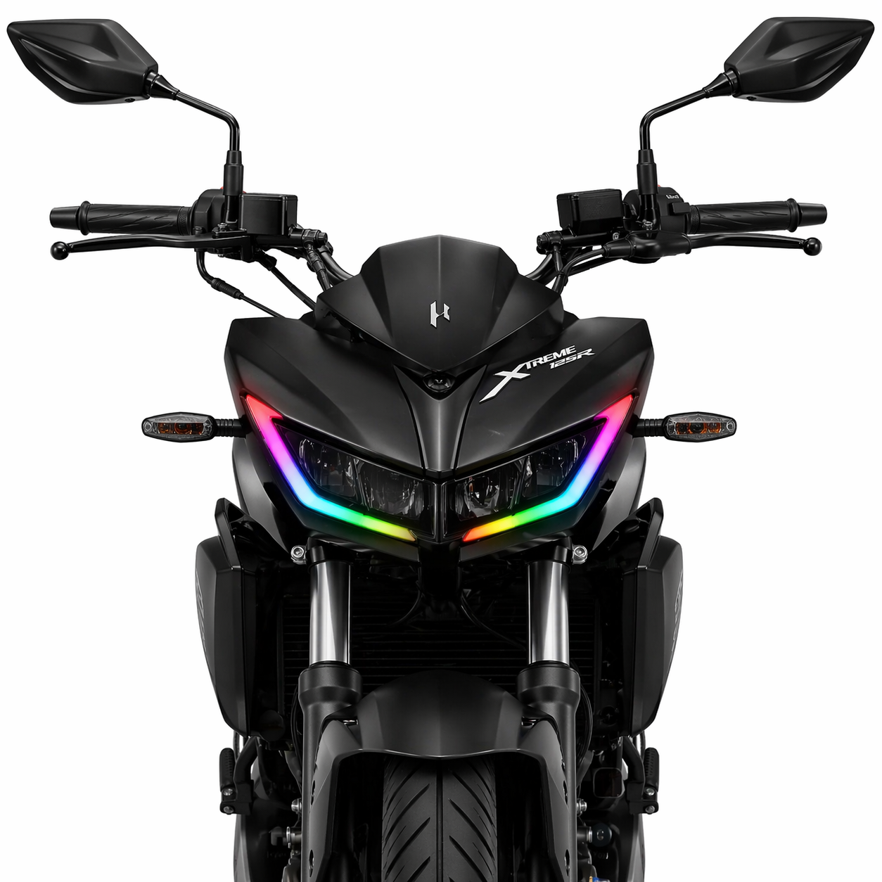 Customz Paradise® Hero Xtreme 125R Smart RGB Mobile App Control DRL - 142+ Modes - Plug & Play - [Classic Edition]