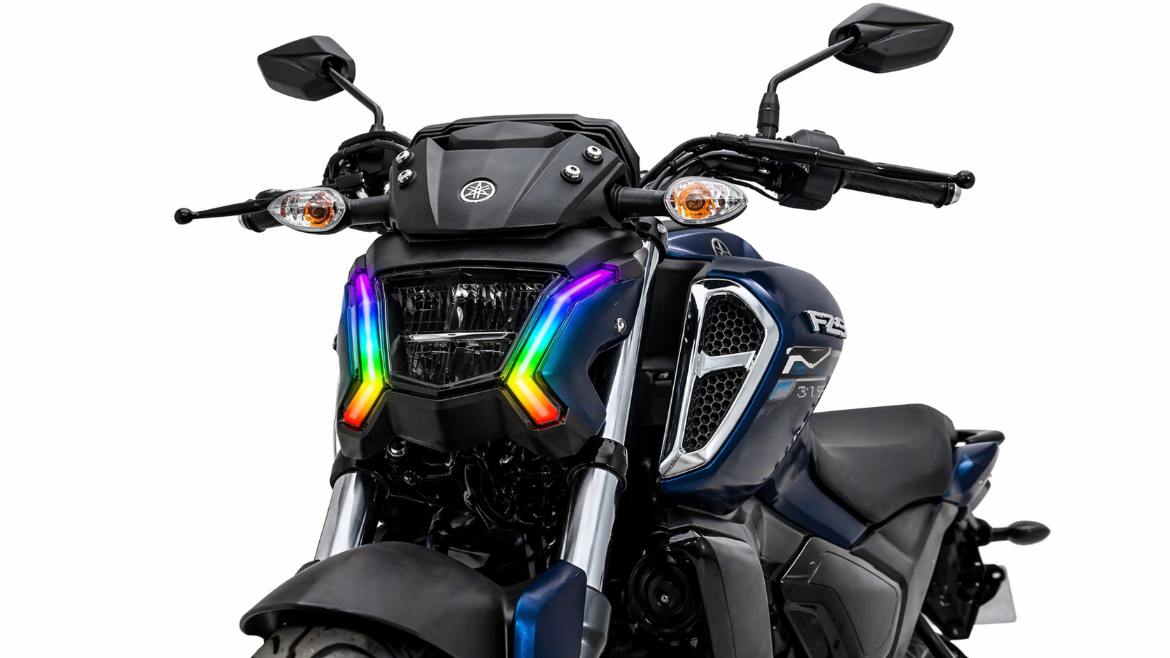 Customz Paradise® Yamaha FZ-S Smart RGB Mobile App Control DRL - 142+ Modes - Plug & Play