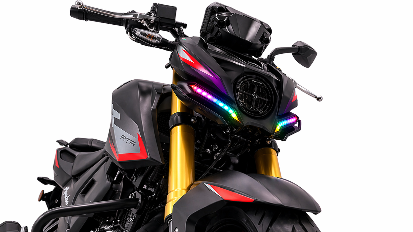Customz Paradise® TVS Apache RTR 200 4V / 160 4V Smart RGB Mobile App Control DRL - 142+ Modes - Plug & Play