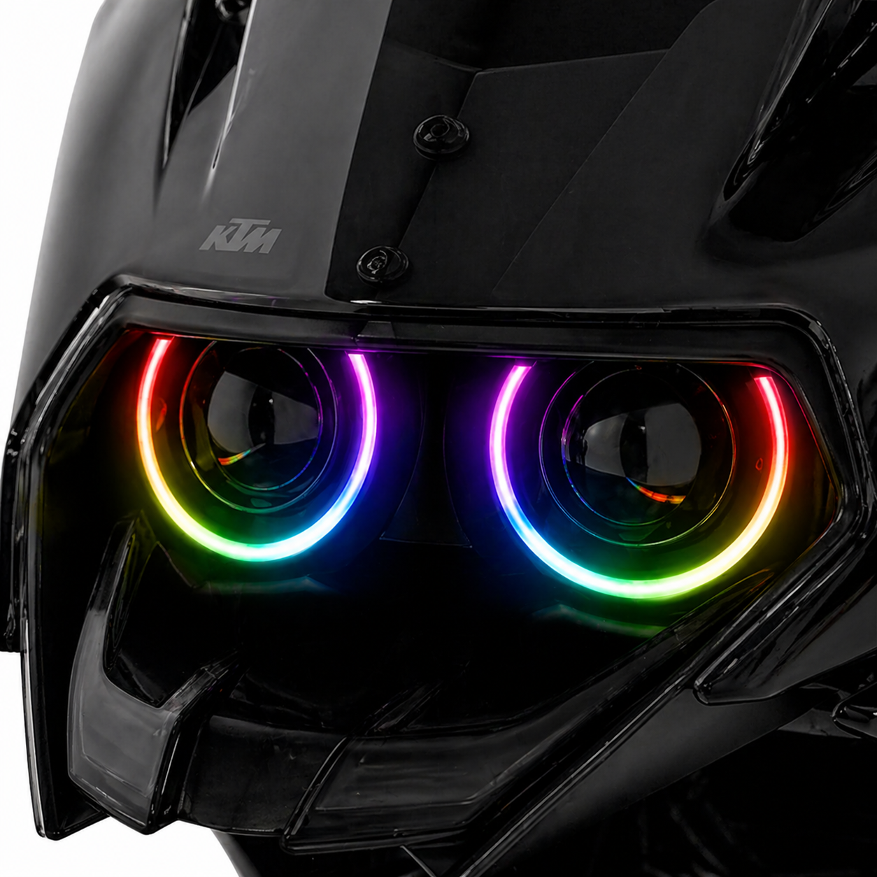 Customz Paradise® KTM RC 390/200/125 Gen 1 Smart RGB Mobile App Control DRL - 142+ Modes - Plug & Play