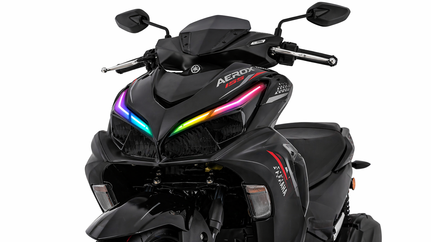 Customz Paradise® Yamaha Aerox 155 Smart RGB Mobile App Control DRL - 142+ Modes - Plug & Play