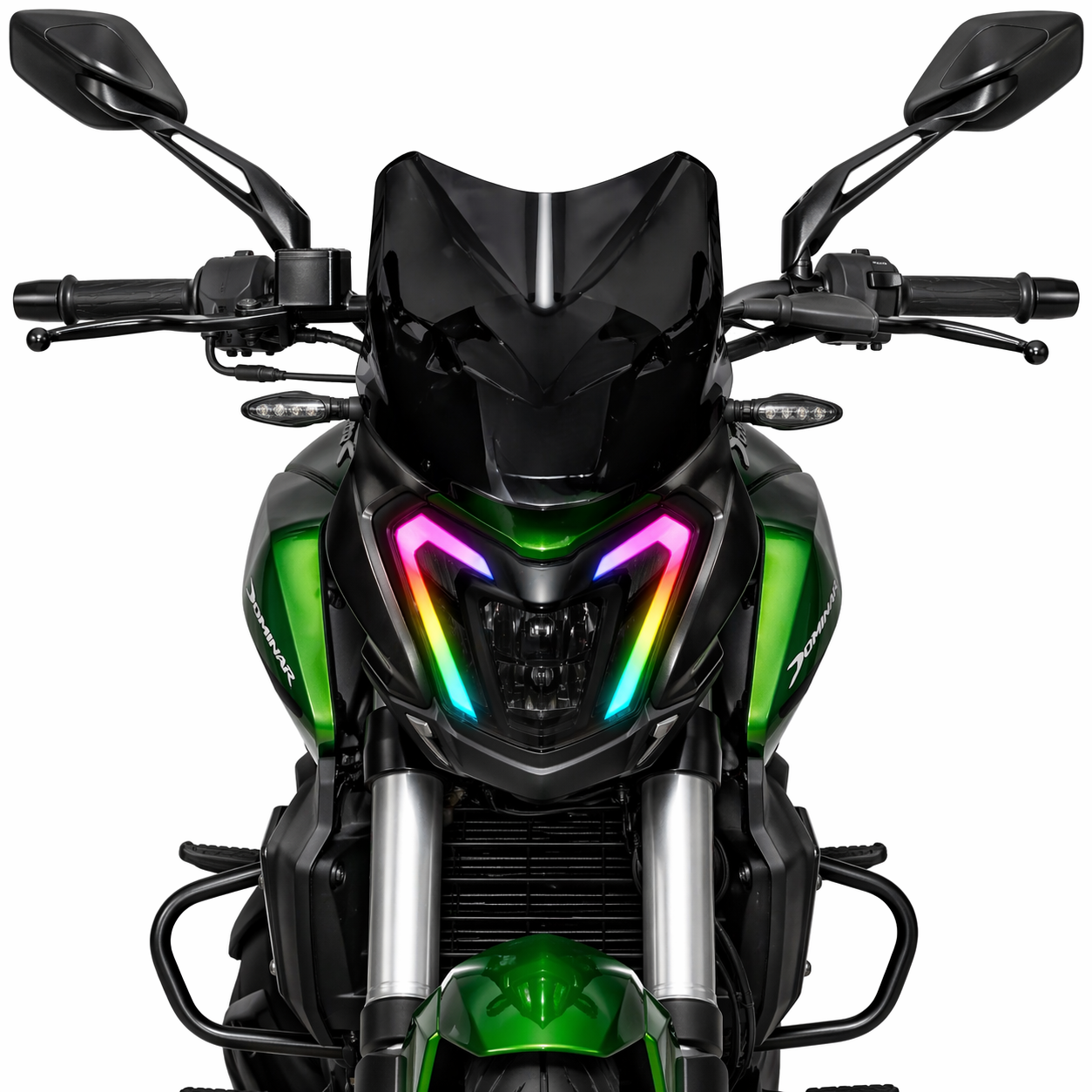 Customz Paradise® Bajaj Dominar 400/250 Smart RGB Mobile App Control DRL - 142+ Modes - Plug & Play