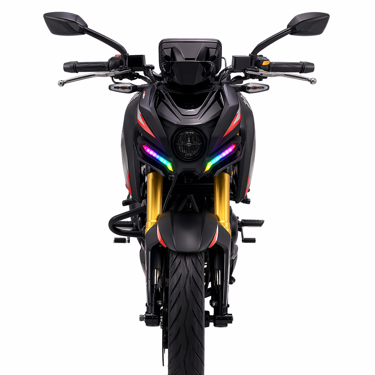Customz Paradise® TVS Apache RTR 200 4V / 160 4V Smart RGB Mobile App Control DRL - 142+ Modes - Plug & Play