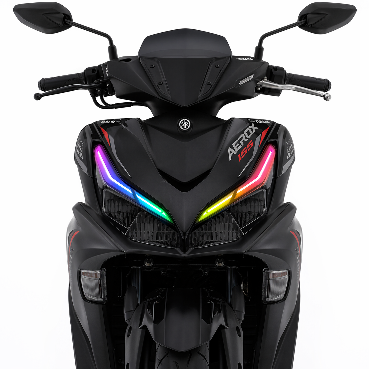 Customz Paradise® Yamaha Aerox 155 Smart RGB Mobile App Control DRL - 142+ Modes - Plug & Play