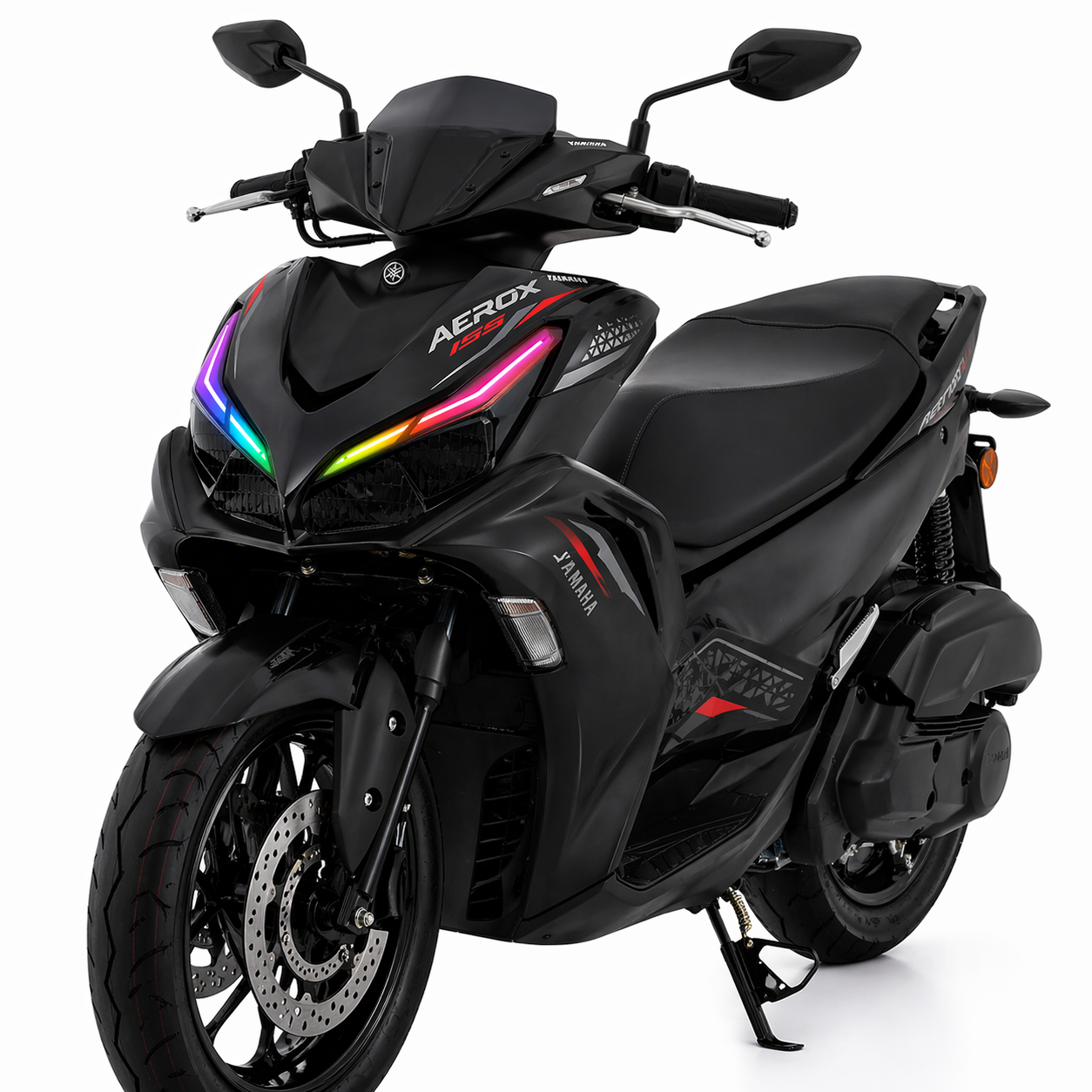 Customz Paradise® Yamaha Aerox 155 Smart RGB Mobile App Control DRL - 142+ Modes - Plug & Play